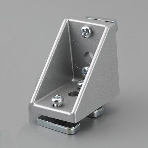 40mm Square Triangular Bracket (Silver/With Rotator)