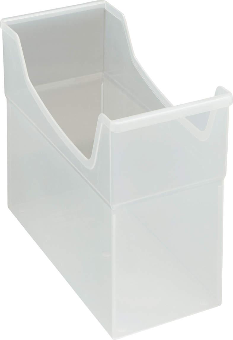 155x347x235mm File Stand (Transparent)