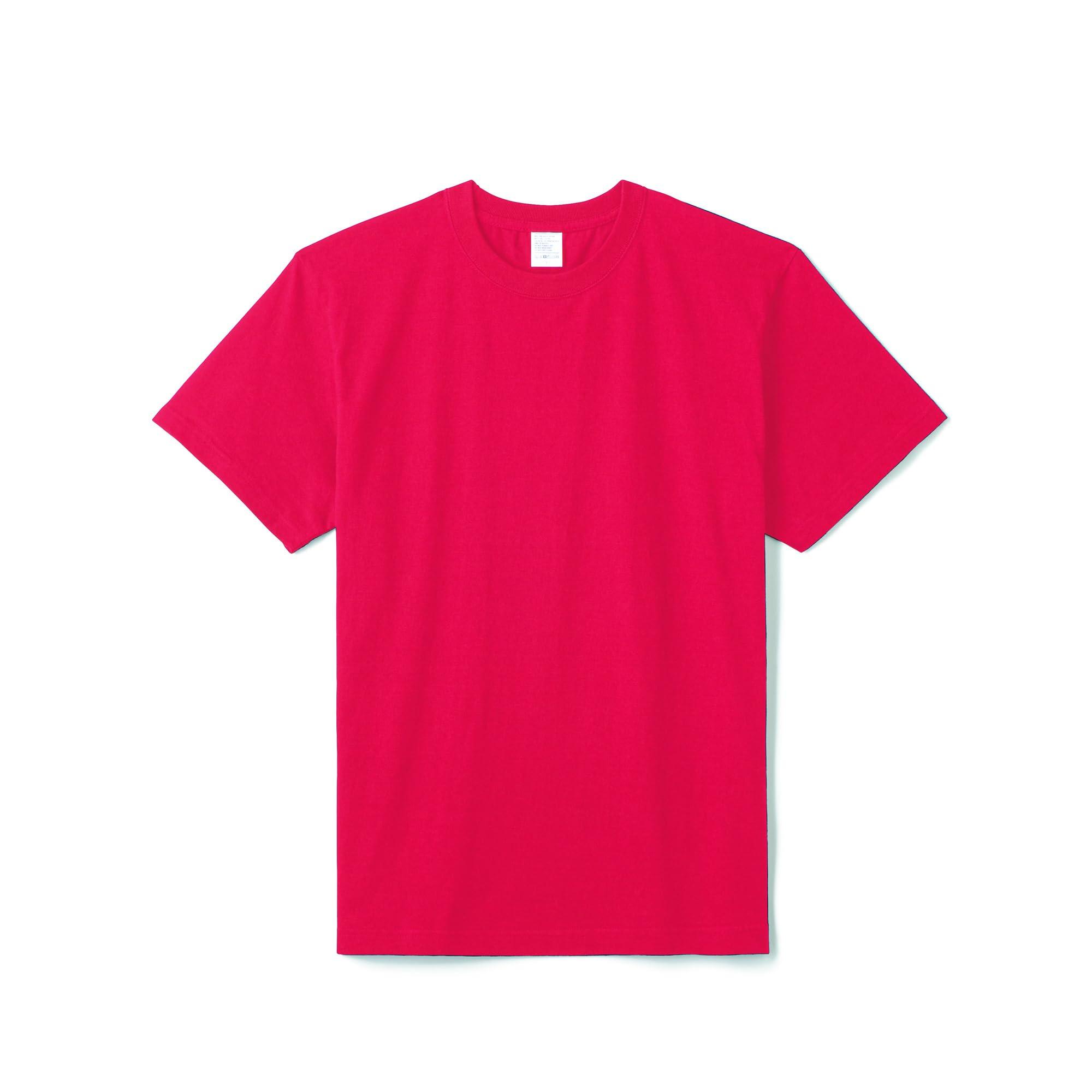 [LifeMax] 5.6 oz High-Grade Cotton T-Shirt MS1161 Red