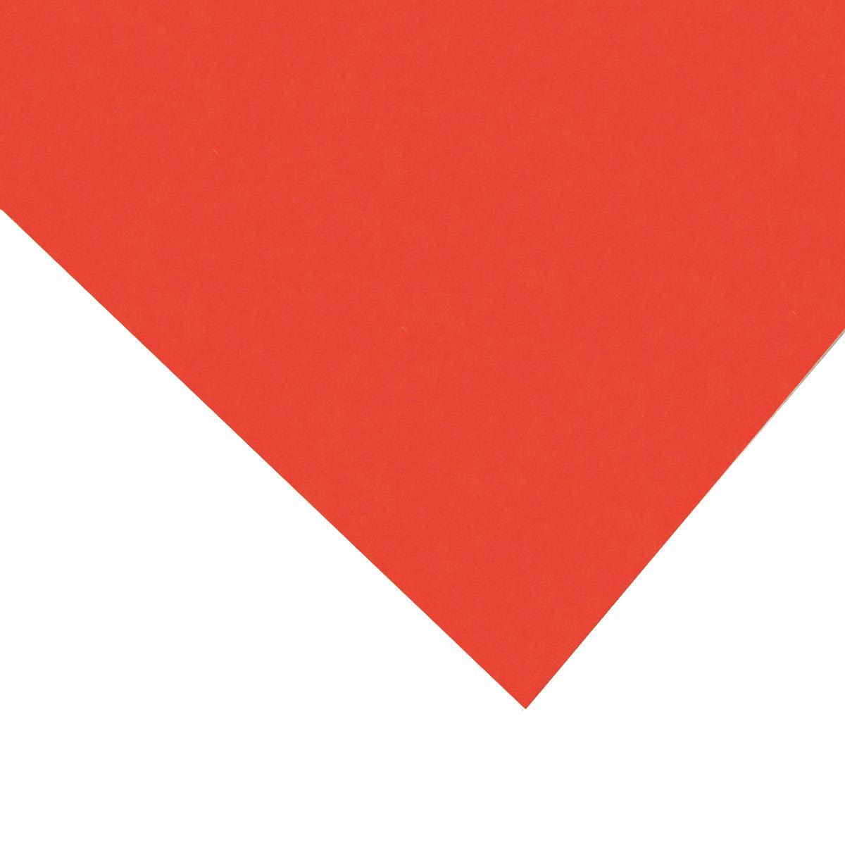 Mermaid Paper, 4-cut size (542×291mm), 10-sheet set, Single color: Red