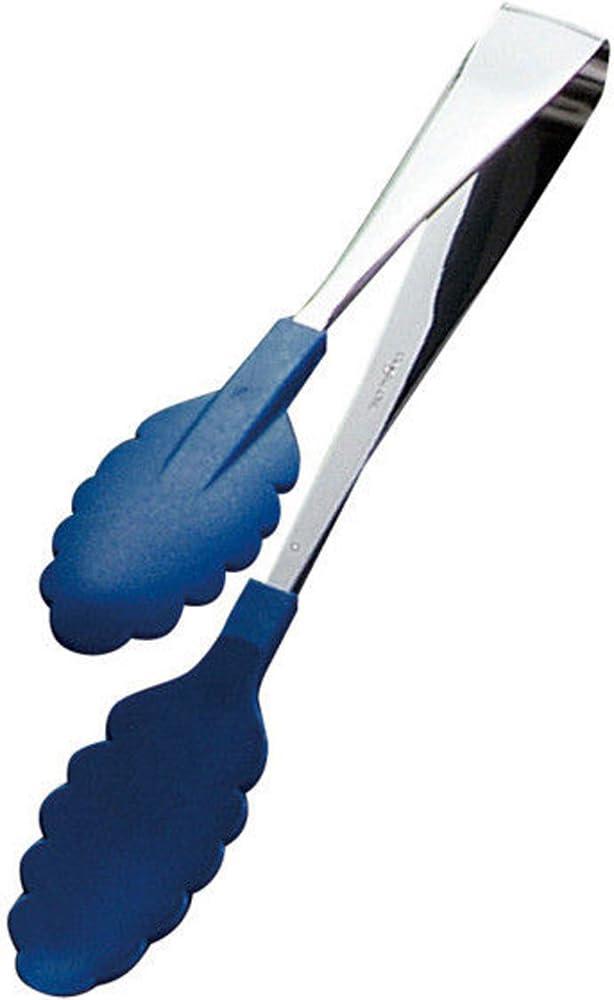 Tanabe Hardware Antibacterial Heat-Resistant Colored Tongs (Medium) 250mm Blue TK-0040