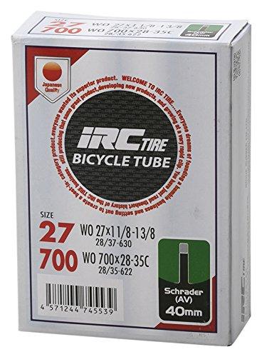 IRC Tire Bicycle Tube WO 700 × 28C-35C・27 × 1 1/8-1 3/8 Schrader Valve 40mm 28950J