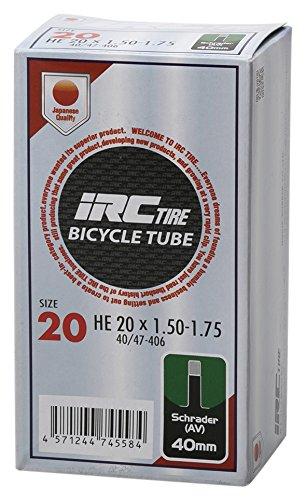 IRC Tire Bicycle Tube HE 20 × 1.50-1.75 Schrader Valve 40mm 29792J