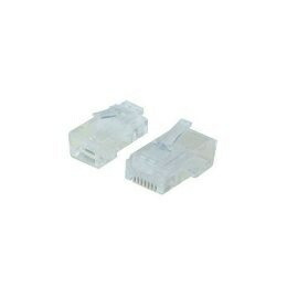 Conversion Master LAN Cable Making Kit CAT6 Compatible RJ45 Plugs Approx. 50 Pieces RJ45-C6
