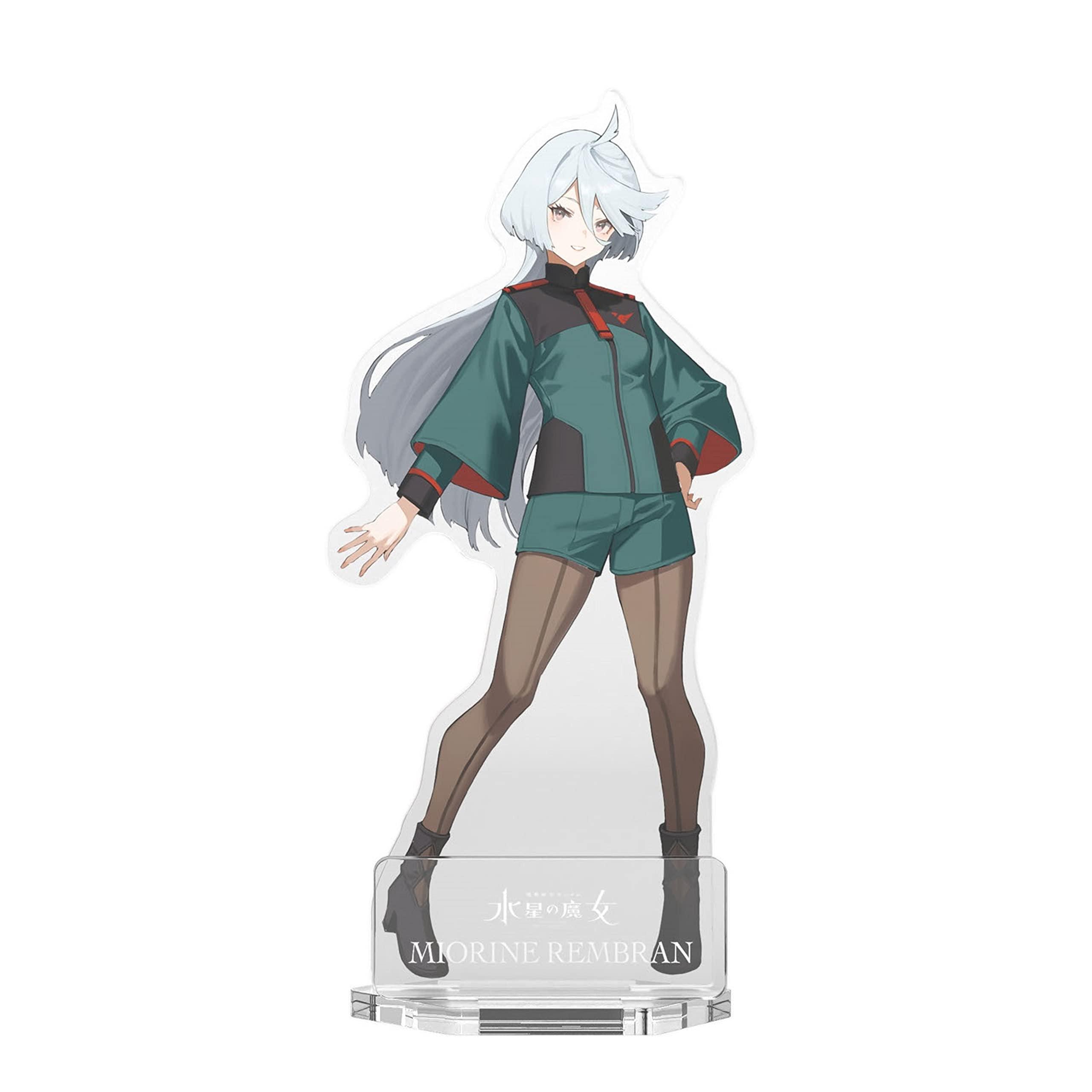BANDAI SPIRITS Gundam Plastic Model Package Art Acrylic Stand Mobile Suit Gundam: The Witch of Mercury Miorine Rembrandt