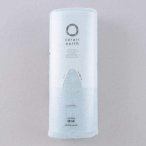 CB JAPAN carari Bath Towel Microfiber with [4x] Absorbency Earth Blue 1-Piece Set Quickly absorbs water into fiber gaps Quick-drying Marshmallow-soft feel Fluffy and bouncy 60×120cm Carari Earth