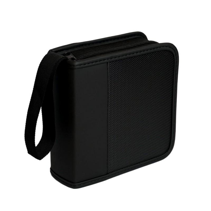 FSC Blu-ray DVD CD Compatible Soft Case for Discs, 32-Disc Capacity FS-BDK32-BK