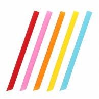 Shibase Industry 648 Warao Straws for Tapioca Lids, Straight Single-Ended Angled Tip, Diameter 12mm × 18cm, Unpackaged, 130 Pieces, 5-Color Mix, Made in Japan