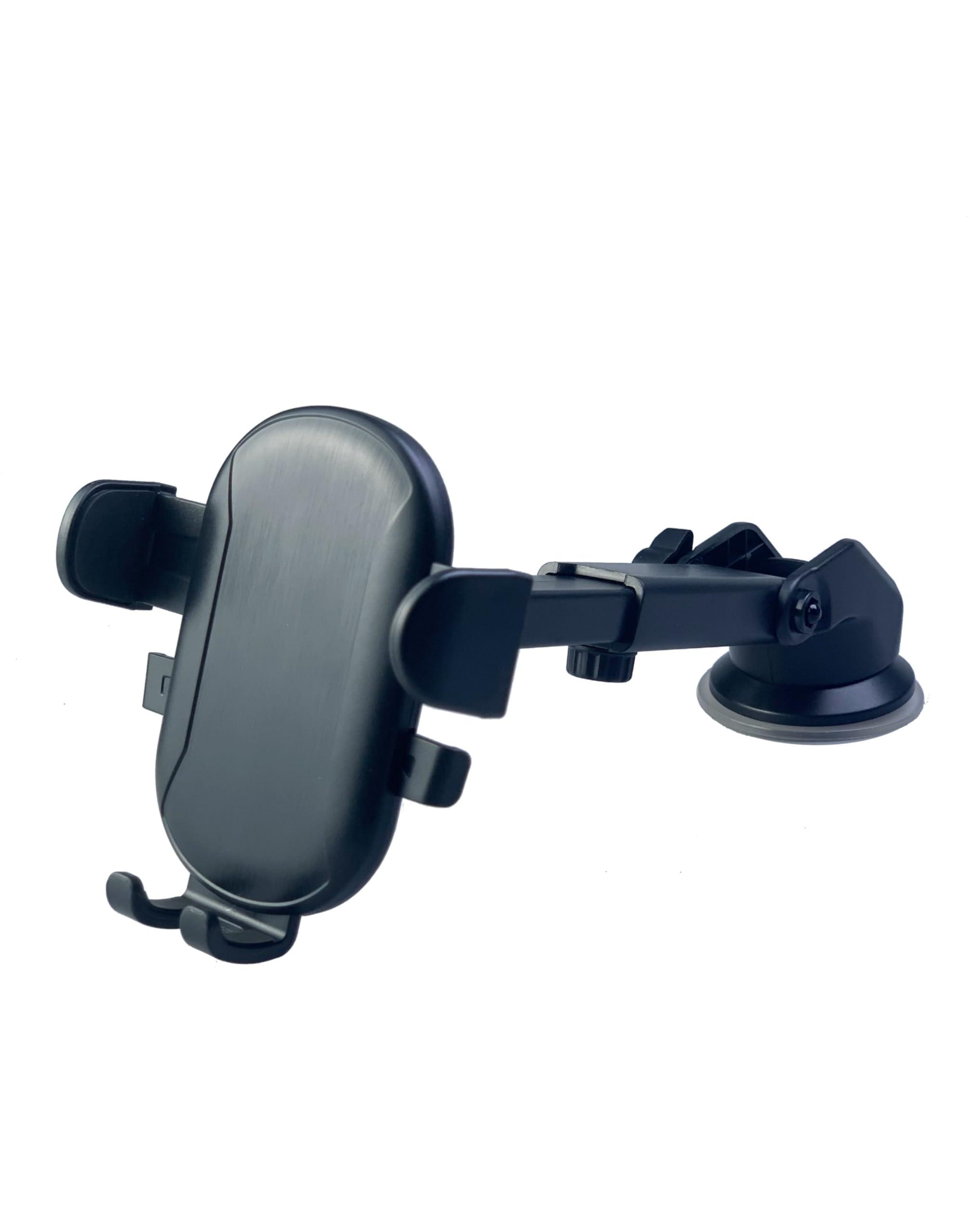 bitstrong Car Phone Holder Smartphone Mount Extendable Arm Adjustable Stand Gel Suction Cup Dashboard One-Touch Clip-On Easy Installation Mobile Holder iPhone/Galaxy/Xperia/AQUOS/LG/HUAWEI/OPPO/Xiaomi BS-YL-CPC-S005C