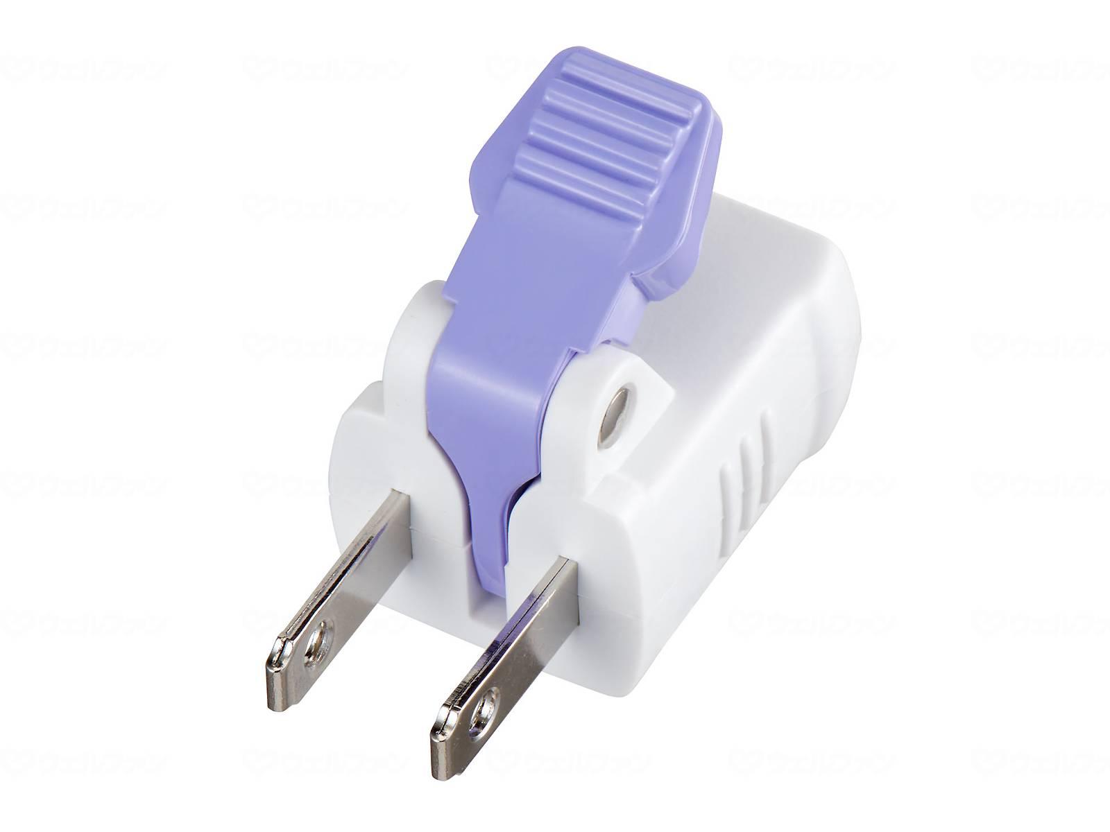 ELPA Easy-Pull Adapter Plug 125V Up to 1500W Adapter 15A RTP-303B(W)