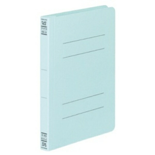KOKUYO Flat File V (Resin Binding) B6 Vertical 150-Sheet Capacity Spine Width 18mm Blue FU-V13B 1 Pack (10 Books)
