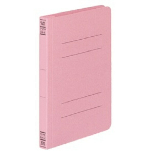 KOKUYO Flat File V (Resin Binding) B6 Vertical 150-Sheet Capacity Spine Width 18mm Pink FU-V13P 1 Pack (10 Books)