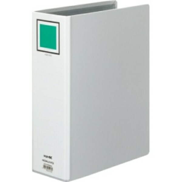 KOKUYO File Tube File K2 Double-Opening A4 Vertical 800-Sheet Capacity 2-Hole Silver K2-F-ETB680C