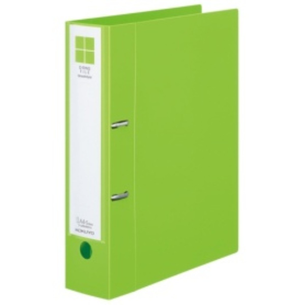 KOKUYO D-Ring Binder Smooth Style A4 2-Hole 500-Sheet Capacity Yellow-Green F-UDS450YG