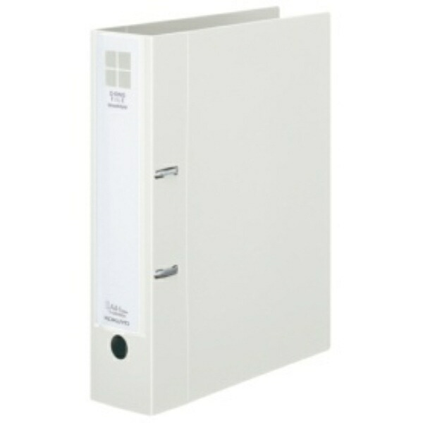 KOKUYO D-Ring Binder Smooth Style A4 2-Hole 500-Sheet Capacity Off-White F-UDS450W