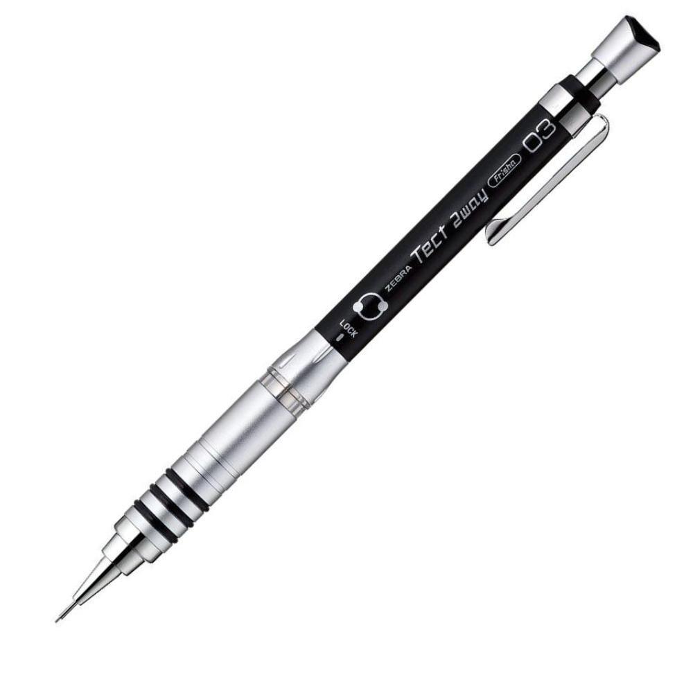 ZEBRA Tecto Two-Way Mechanical Pencil Black MAS41-BK 0.3mm