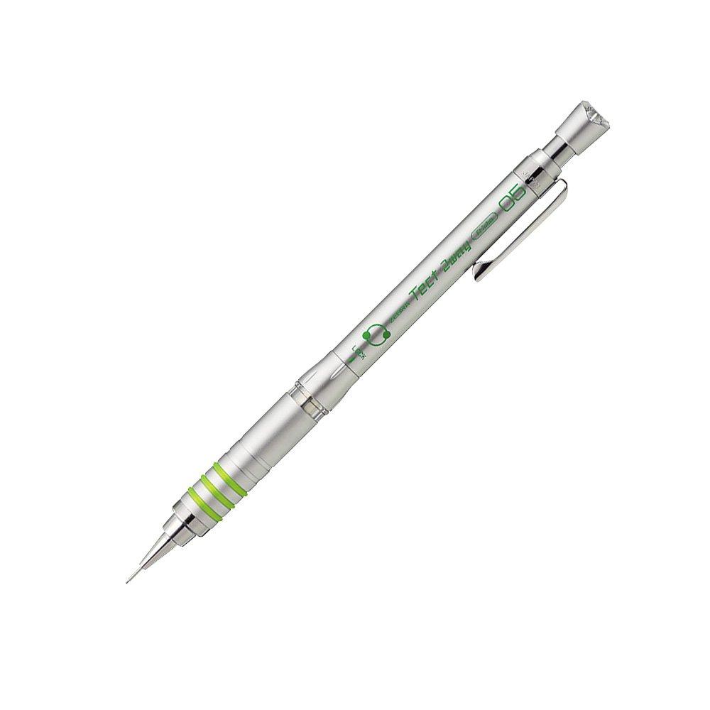 ZEBRA Tect Two-Way Mechanical Pencil 0.5 Silver MA41-S