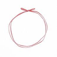 Shimojima Colored Rubber Bands, Flat-Dye Rubber Bands, Double-Layer, Single-Flower Knot, 74cm, Pink, 50-Pack, 001510126