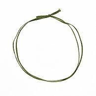 Shimojima Colored Rubber Bands, Flat-Dye Rubber Bands, Double-Layer, Single-Flower Knot, 74cm, Dark Green, 50-Pack, 001510128