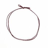 Shimojima Colored Rubber Bands, Flat-Dye Rubber Bands, Double-Layer, Single-Flower Knot, 74cm, Maroon, 50-Pack, 001510129