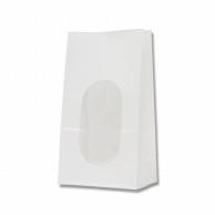 Shimojima Heiko Paper Bag with Window No.4 White 13x8x23.5cm 50 Sheets 004080400