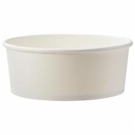 HEIKO Bleached Food Cup PP Shallow Type 1100mL 165mm Diameter 25-Piece Pack 004490408 1 Pack (25 pieces)