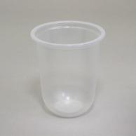 Shimojima HEIKO Tapioca Cup Dessert Cup Disposable Plastic Cup U-Bottom Transparent PP Cup 16 oz Full Capacity 350ml 50-Pack