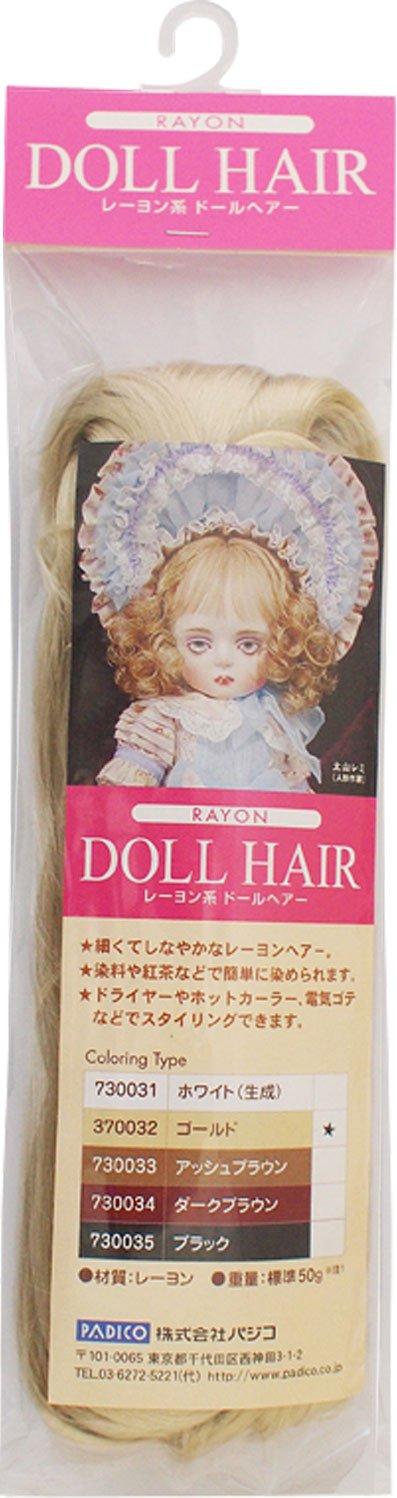 Pajico Rayon Doll Hair / Gold