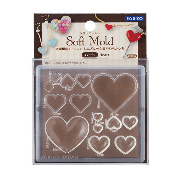 Pajico Resin Mold Soft Mold Heart 403052