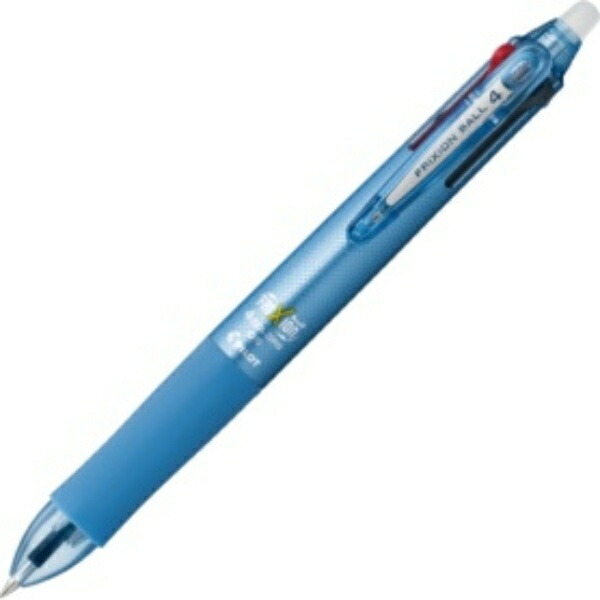 Pilot Friction Ball 4 0.5mm Ultra Fine 4 Colors (Black, Red, Blue, Green) Light Blue (LKFB-80EF-LB)