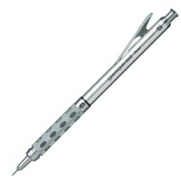 Pentel Graph Gear 1000 Mechanical Pencil PG1015 0.5mm Silver