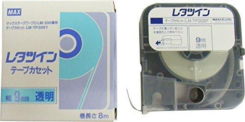 Max Letter Twin Tape Cassette 5mm Width 8m Roll Transparent LM-TP305T