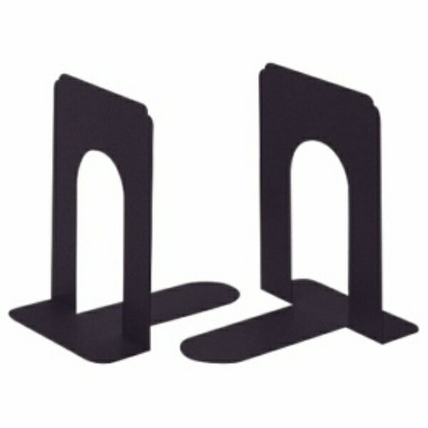 Lion Office Supplies Bookend Medium 2-Piece Set No.6-BK Black