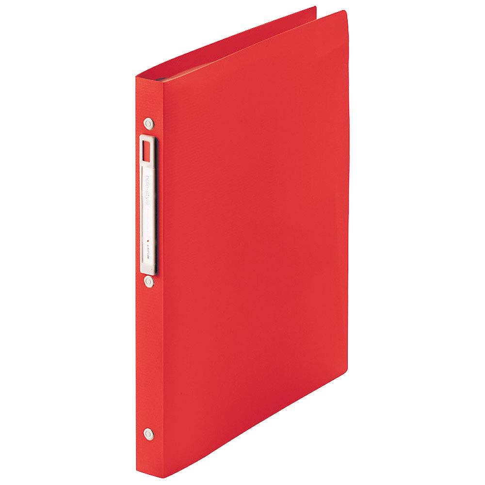 Rihitora Clear Book Refillable A4 10-Pocket Red N7682-3