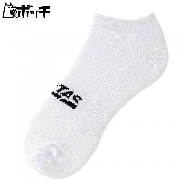 VICTAS Unisex Table Tennis Socks Instep Logo Ankle Socks (INSTEP LOGO ANKLE SOCKS) White XL (26~28cm) 662101