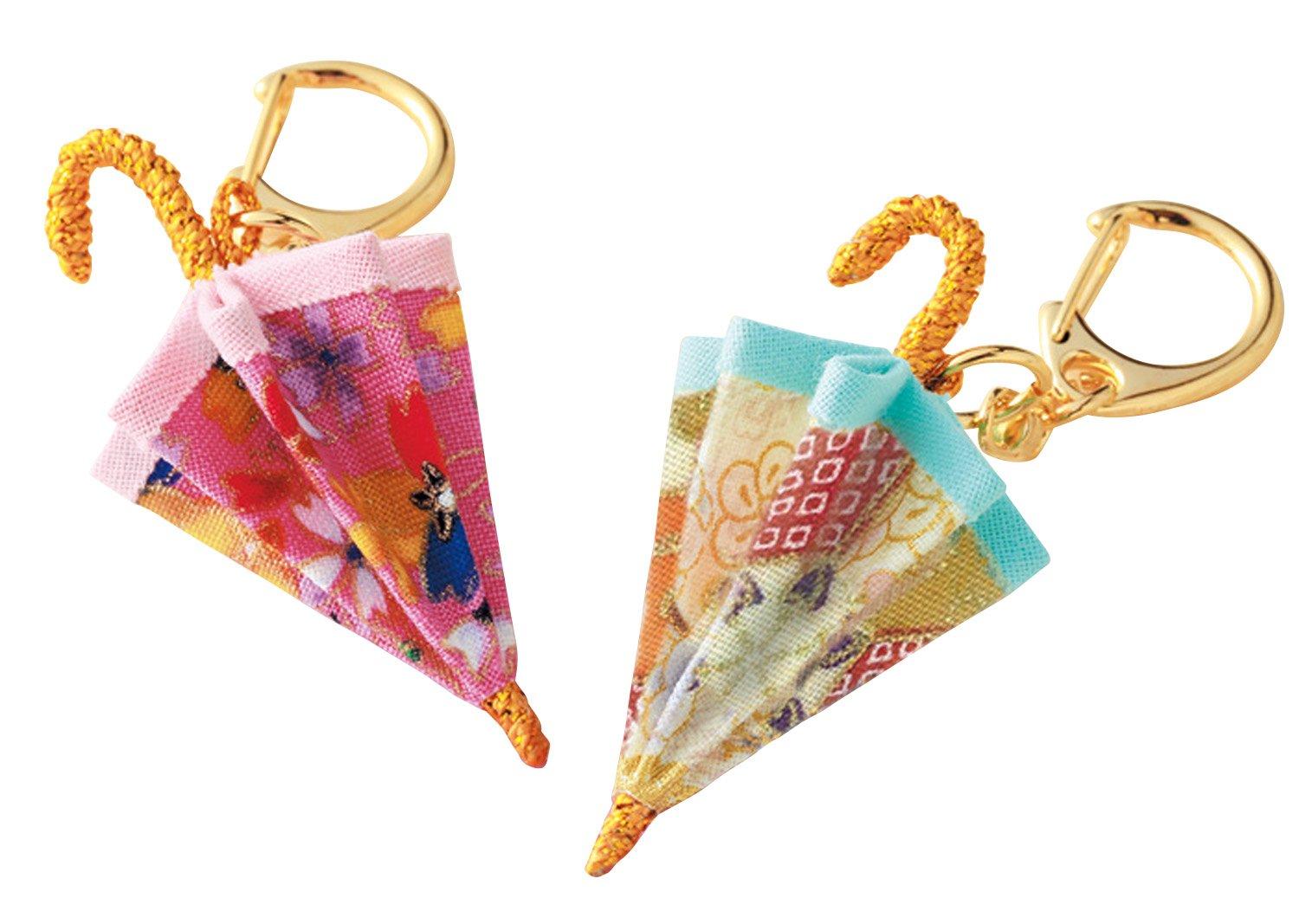 Panami Handicraft Kit: No-Sew Japanese Mini Umbrella Keychain LH-105