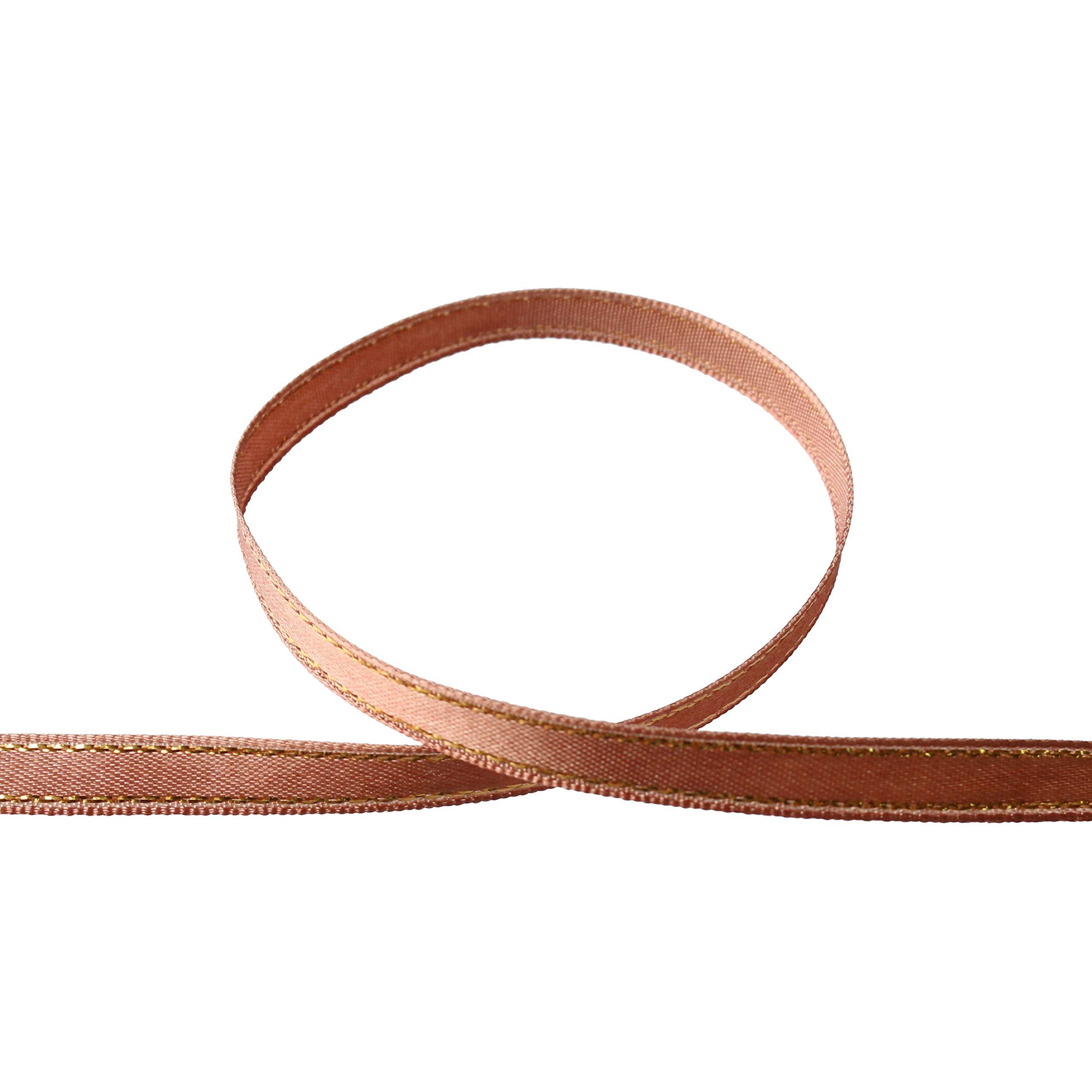 Blanc de Core Ribbon Side Metallic Satin No.2900-42 6mm × 15m