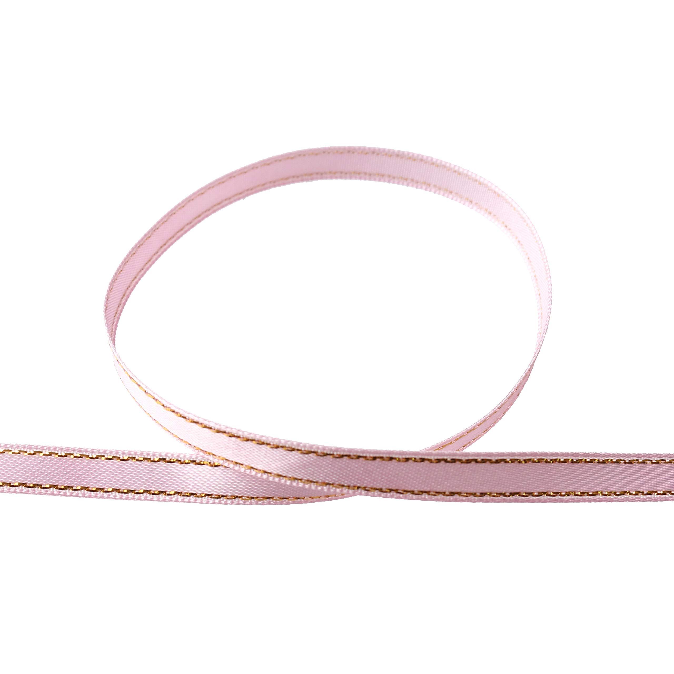 Side Metallic Satin Ribbon