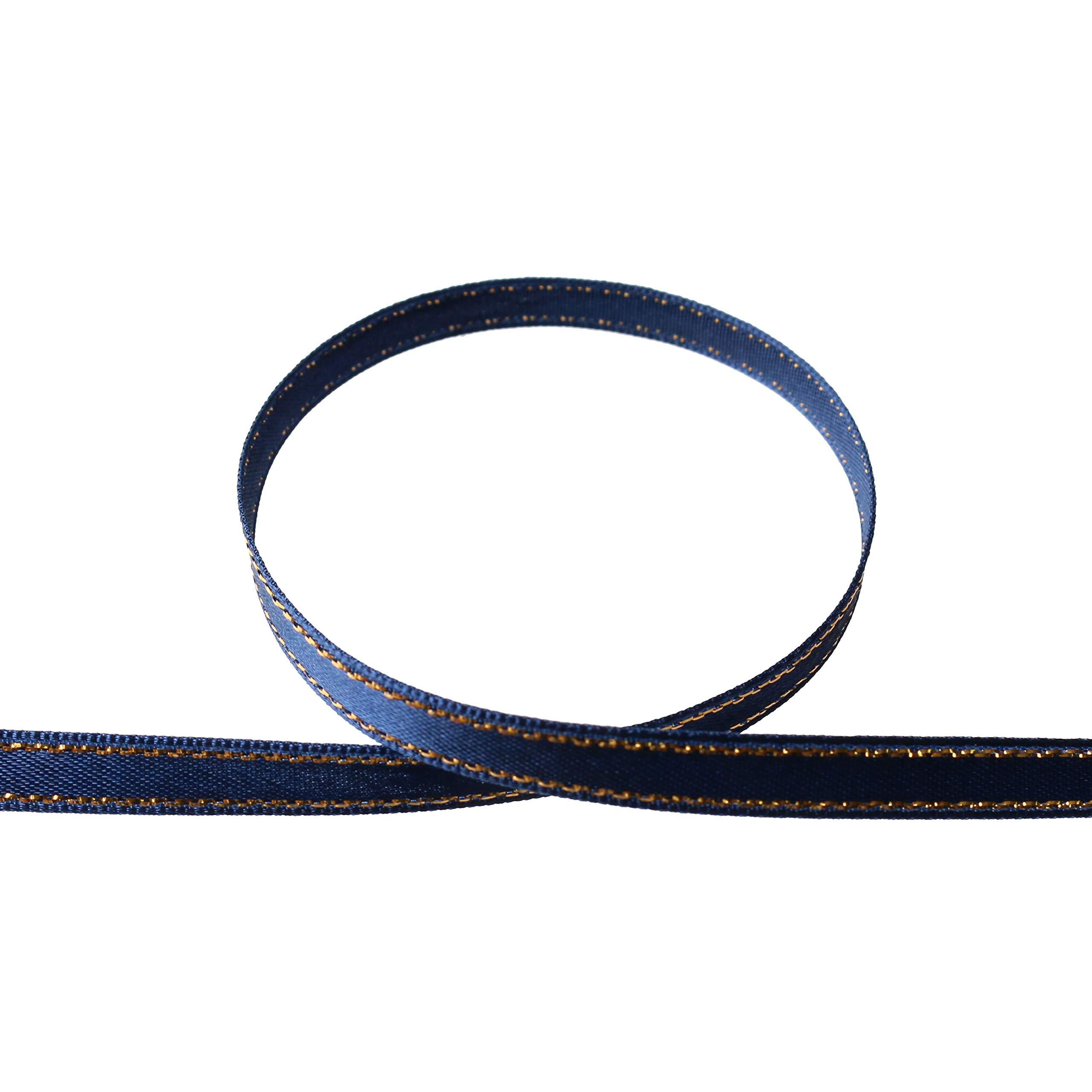 Blanc de Core Ribbon Side Metallic Satin No.2900-77 6mm × 15m