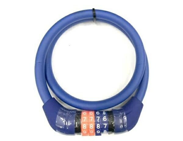 Top Bicycle Cable Lock MySet Compact Dial 60 NV Navy Bicycle Theft Prevention Lock Cable Lock