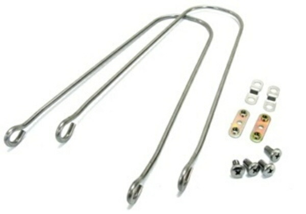 Mudguard Stay Set (Bare/With Hardware) Stainless Steel 20-inch