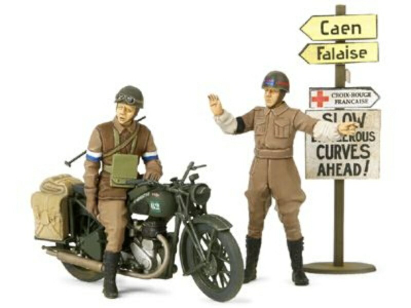 Tamiya 1/35 Military Miniature Series No.316 British Army Military Motorcycle Series BSA M20 MP Set Plastic Model 35316