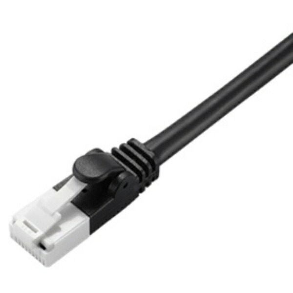 ELECOM LAN Cable CAT6 5m (16.4 ft) Snag-Resistant Connector Simple Packaging RoHS Compliant Black LD-GPT/BK5/RS