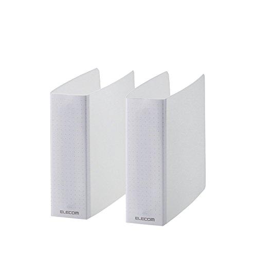 ELECOM Non-Woven Fabric Case File Set for CDs, DVDs, and Blu-rays (2-Pack) Holds 24 Discs Clear CCD-B01WCR