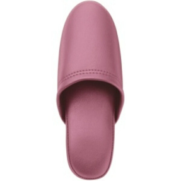 Omi Kenshi Antibacterial Leather-Style Slippers, Front-Closure, Lilac, Approx. 23~26.5cm, 10835507