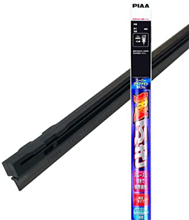 PIAA Wiper Blade Replacement Rubber 600mm Graphite-Coated Rubber Super Graphite 1 Piece Call Number 171 WDR600