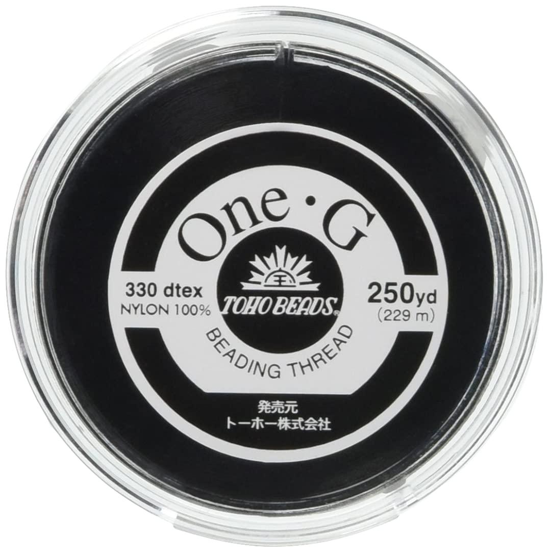 TOHO One・G One・G Bead Stitch Specialty Thread Value Large Spool #40 Black Approx. 229m PT-2