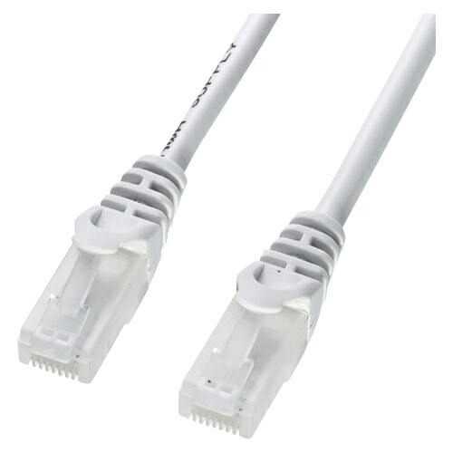 Sanwa Supply CAT5e LAN Cable with Clip-Proof Design, 5m, White LA-Y5TS-05