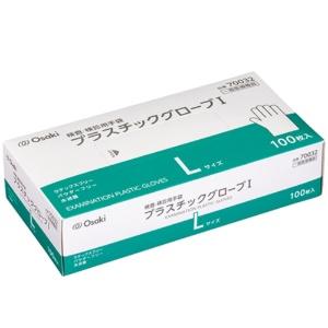 Oosaki Medical Plastic Gloves I L 1 Box (100 pieces)