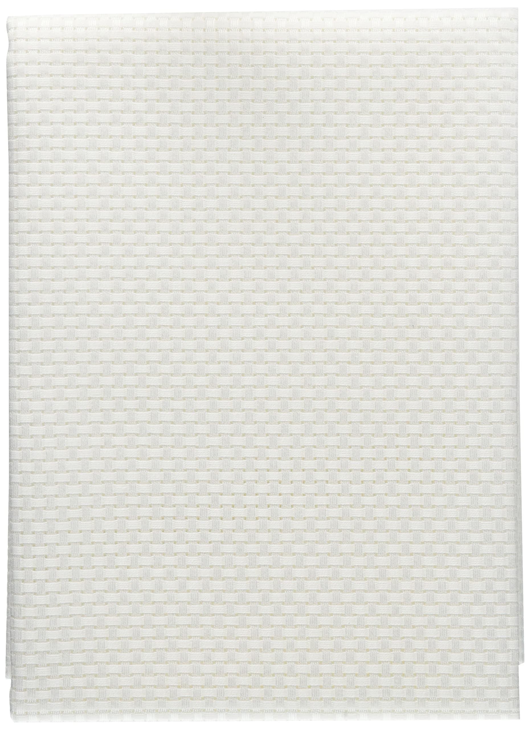 Olimpas Silk Embroidery Fabric Javacross Medium Weave 45×50cm Cut Fabric Off-White 3000